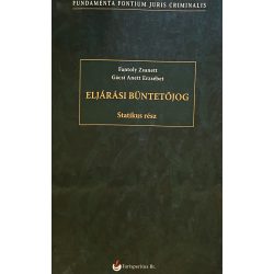 ELJÁRÁSI BÜNTETŐJOG - Statikus rész