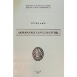 AGRÁRJOGI TANULMÁNYOK