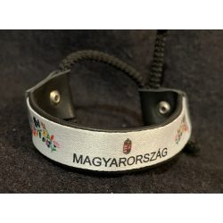 MAGYARORSZÁG bőr karkötő
