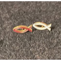 Halak - keresztény szimbólum kitűző