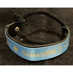 Székely autonómia bőr karkötő (fekete) 