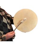 SÁMÁNDOB - 45 cm, kecskebőr